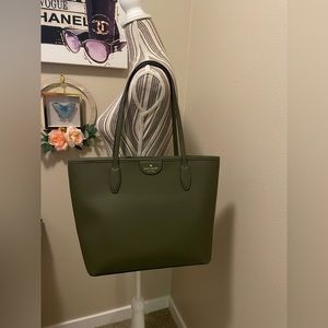 Olive green Kate Spade Lorri Toe bag